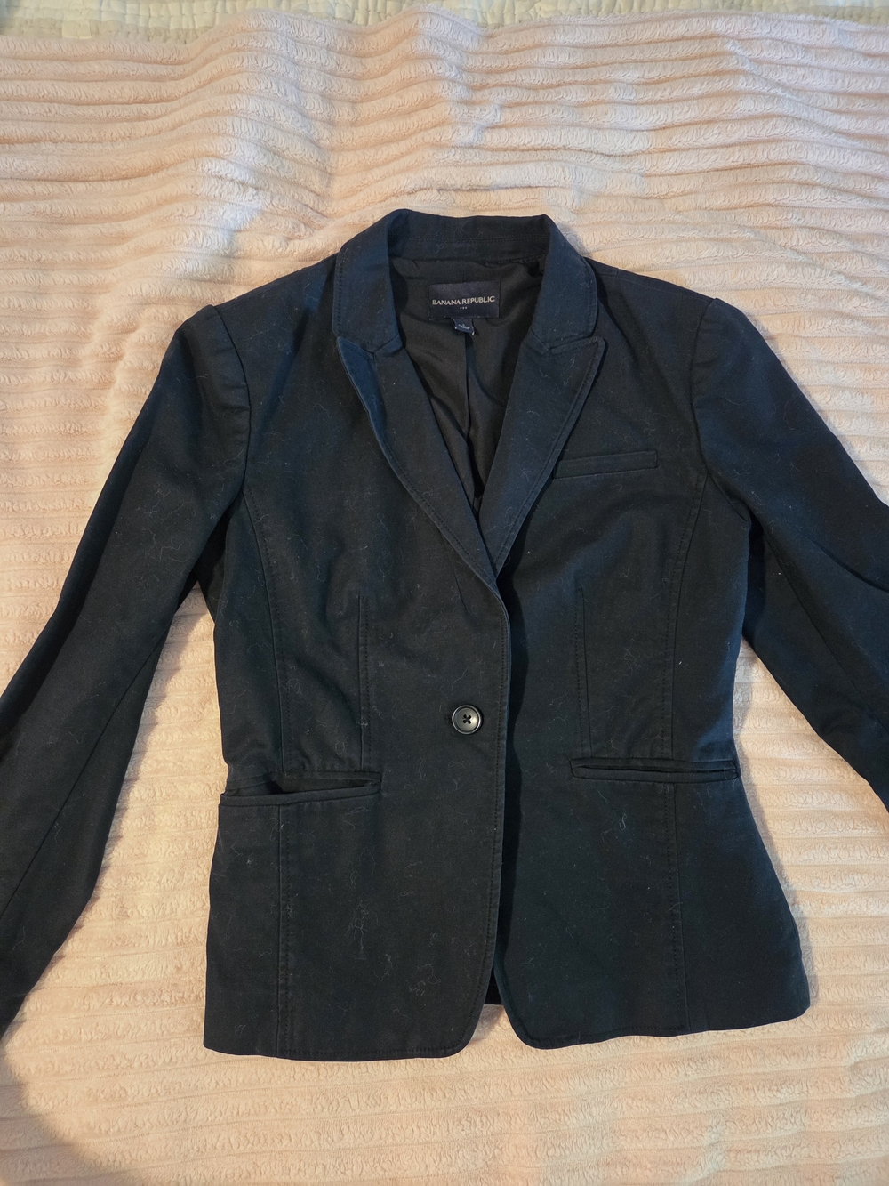 Banana Republic Dark Navy Single-Button Women's Blazer